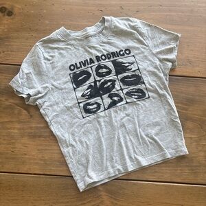 Olivia Rodrigo baby tee from Hollister